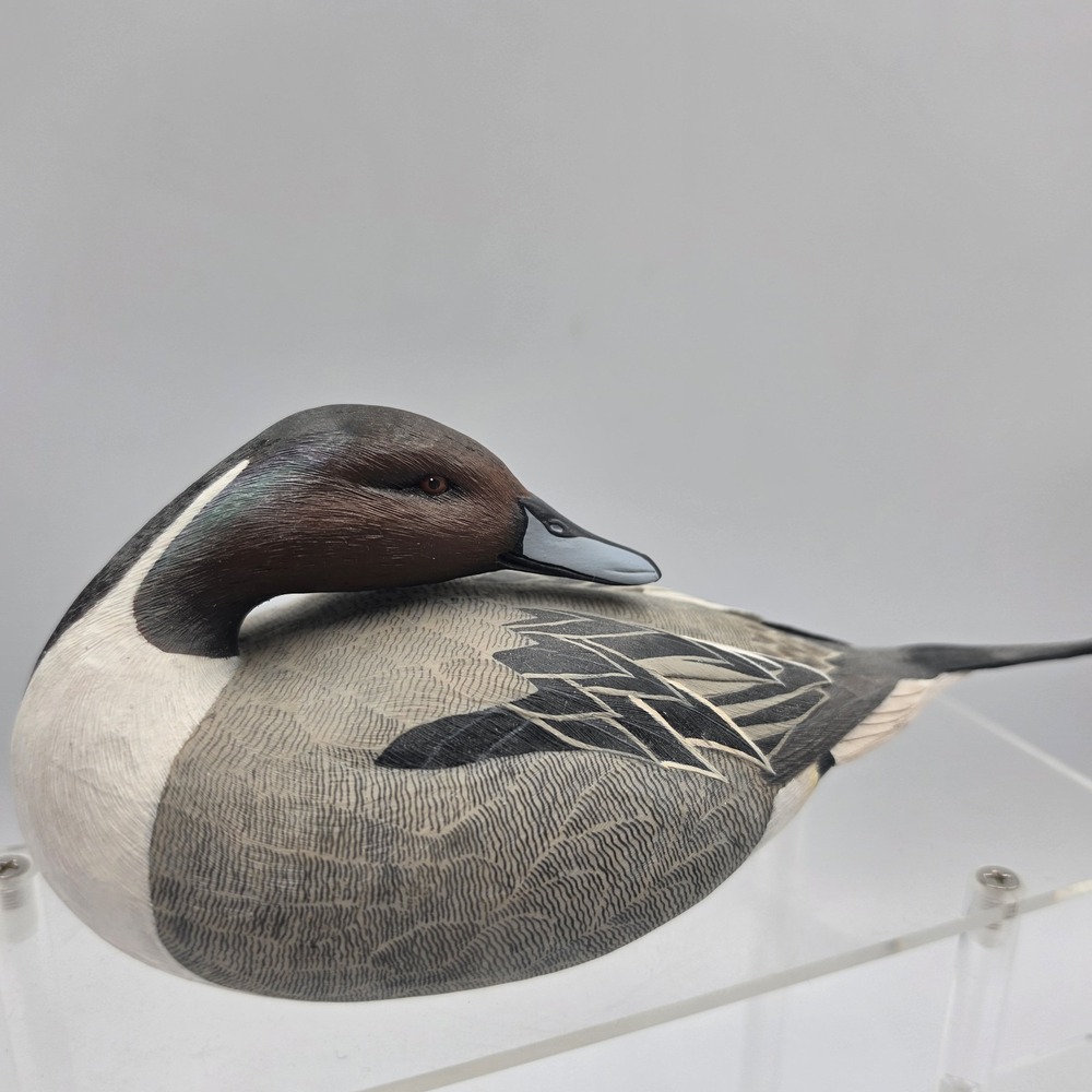 Vtg Danbury Mint Duck Decoy George Kruth Pintail Figurine North American Ducks